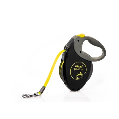 Flexi rollijn giant tape neon zwart / geel