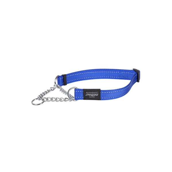 Rogz for dogs fanbelt halfslip halsband blauw