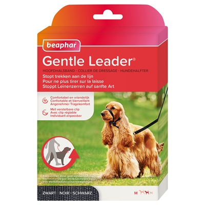 Beaphar gentle leader zwart middel