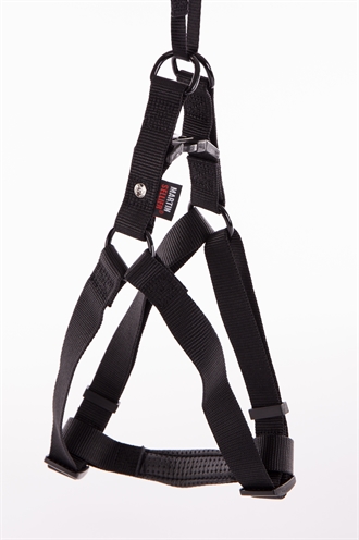 Martin instap tuig nylon zwart middel