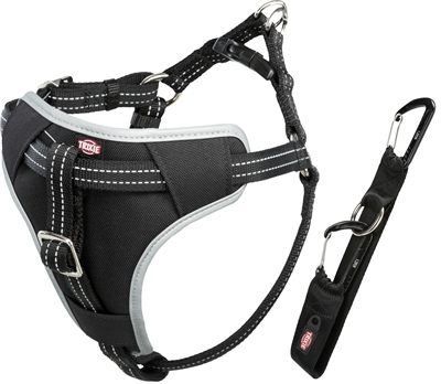 Trixie hondentuig auto dog protect zwart middel