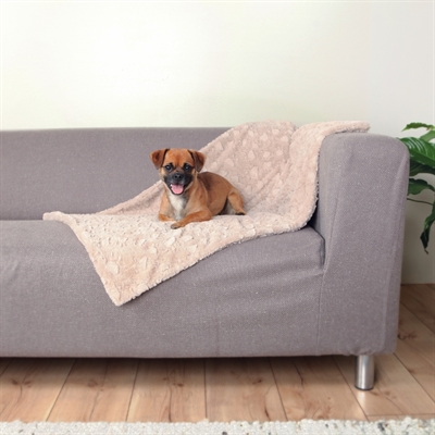 Trixie hondendeken cosy fleece beige groot