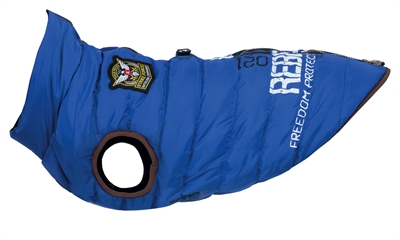 Trixie hondenjas saint-malo incl tuig blauw 40cm