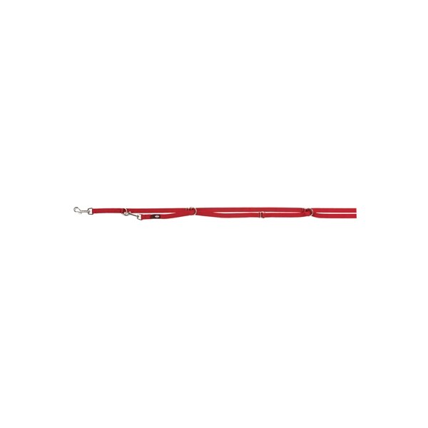 Trixie hondenriem premium verstelbaar rood 300X1.5