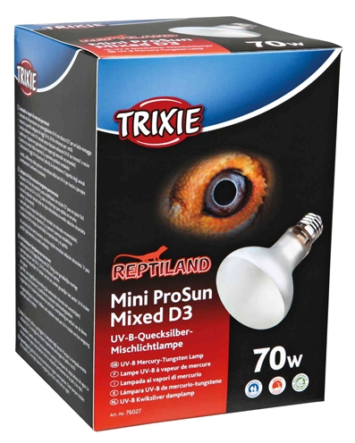Trixie reptiland mini prosun mixed d3 uv-b lamp zelfstartend 70watt