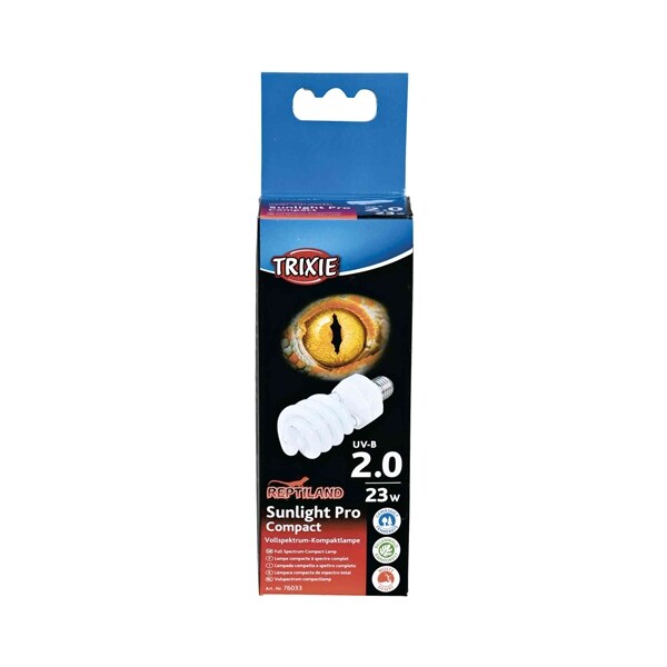Trixie reptiland sunlight pro compact 2.0 uv-b lamp 23watt