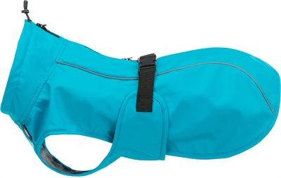 Trixie regenjas hond vimy blauw 55cm