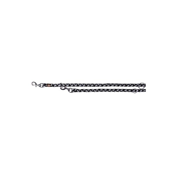 Trixie hondenriem cavo reflective band verstelbaar zwart