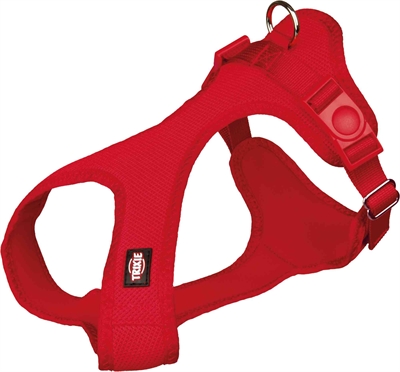 Trixie hondentuig touring comfort soft rood klein