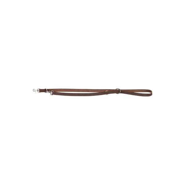Trixie hondenriem rustic verstelbaar vetleer donkerbruin 200X2cm