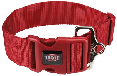 Trixie halsband hond premium rood 40-60cm