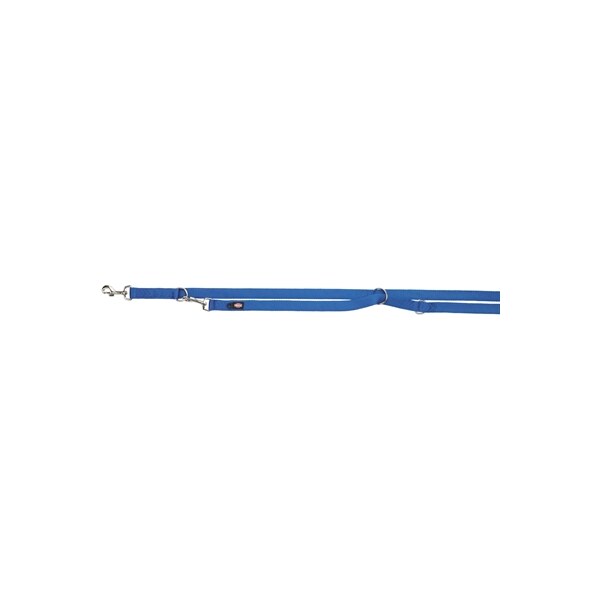 Trixie hondenriem premium verstelbaar tweelaags royal blauw
