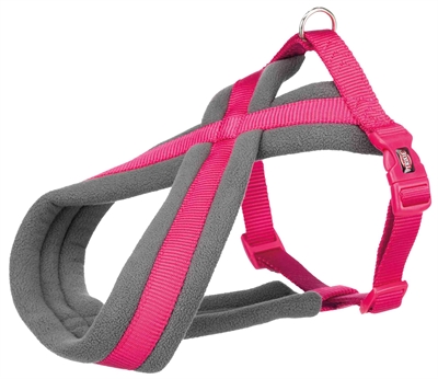 Trixie hondentuig premium touring fuchsia 45-80cm