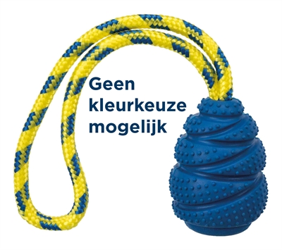 Trixie natuurrubber jumper aan koord drijvend assorti middel