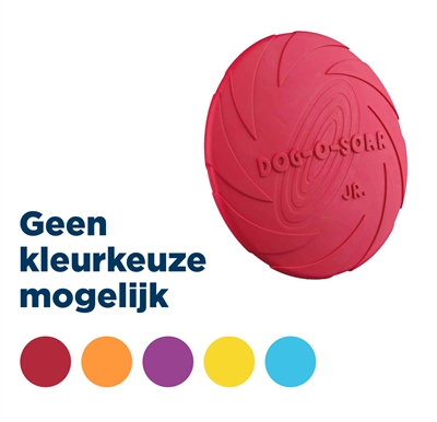 Trixie dog disc drijvend natuurrubber assorti