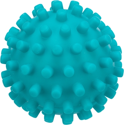 Trixie vinyl egelbal met geluid blauw