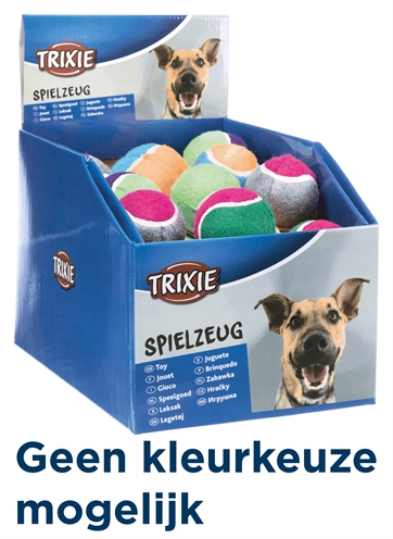 Trixie tennisbal assorti 39 stuks