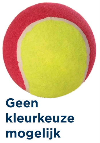 Trixie tennisbal assorti 12 stuks