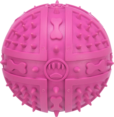 Trixie natuurrubber bal roze