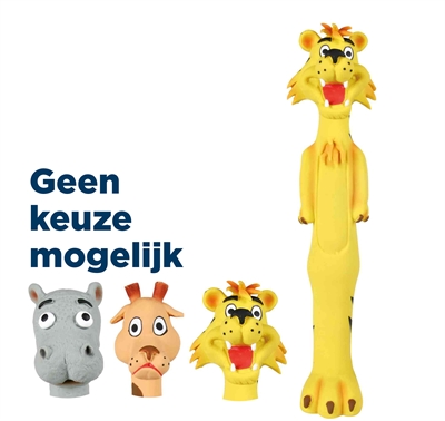 Trixie latex longie met geluid assorti