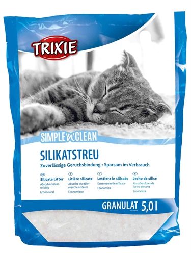 Trixie simple'n'clean granulaat silicaatstrooisel 10X5L