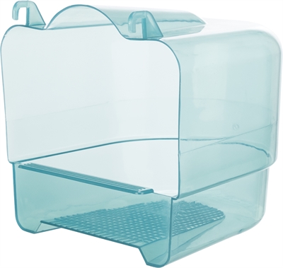 Trixie badhuis halfrond transparant blauw