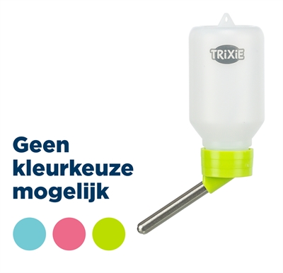 Trixie drinkfles kunststof met draadbeugel assorti 50ml