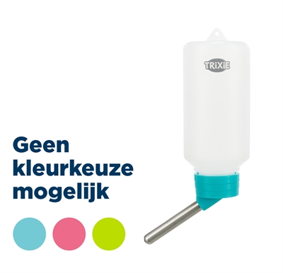 Trixie drinkfles kunststof met draadbeugel assorti 100ml