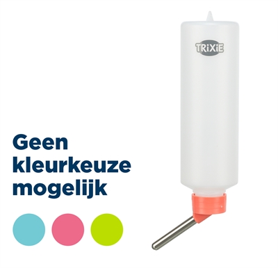 Trixie drinkfles kunststof met draadbeugel assorti 250ml