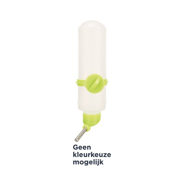 Trixie drinkfles kunststof met schroefbevestiging assorti 500ml