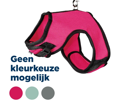 Trixie softtuig met riem grote konijnen assorti