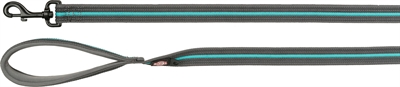 Trixie hondenriem fusion grafiet grijs / oceaan blauw