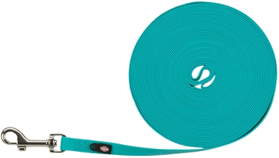 Trixie hondenriem easy life sleeplijn oceaan blauw / turquoise 10Mx1.3cm