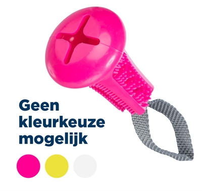 Trixie snackbel aan singelband drijvend tpr / polyester assorti