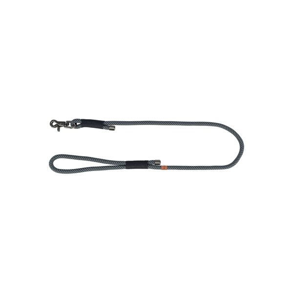 Trixie soft rope hondenriem zwart / grijs