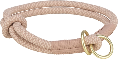 Trixie halsband hond soft half-slip roze / lichtroze 45cm