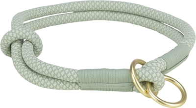 Trixie halsband hond soft half-slip saliegroen / mint 45cm