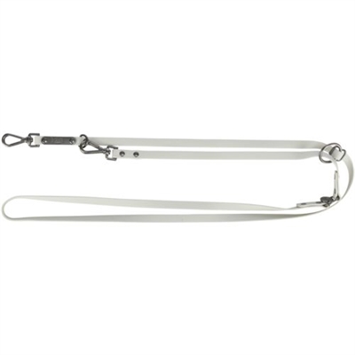 Trixie citystyle hondenriem verstelbaar pvc lichtgrijs 200x1.3cm