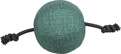 Trixie citystyle be eco hondenspeelgoed bal met touw stof gerecycled