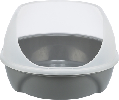 Trixie kattenbak simao hoge rand grijs