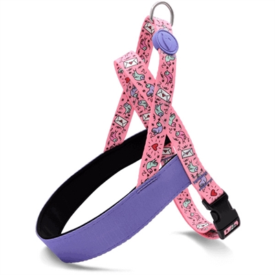 Morso norwegian hondentuig gerecycled sweet tweet roze 66cm