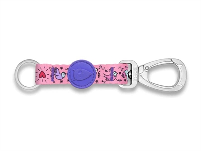 Morso key cord sleutelhanger gerecycled sweet tweet roze middel