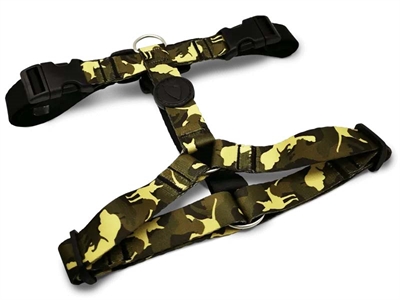 Morso hondentuig h-tuig gerecycled full metal dog bruin klein