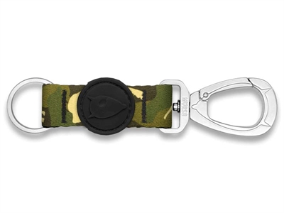 Morso key cord sleutelhanger gerecycled full metal dog bruin groot