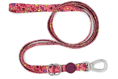 Morso hondenriem verstelbaar gerecycled pink think roze tot 4kg