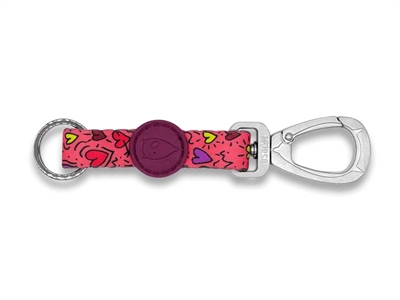 Morso key cord sleutelhanger gerecycled pink think roze middel