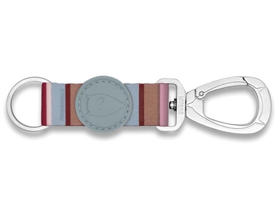 Morso key cord sleutelhanger gerecycled skyline rood / roze groot