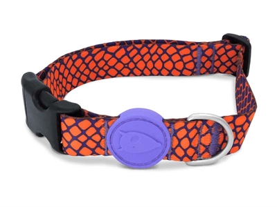 Morso halsband hond gerecycled urban lizard rood groot