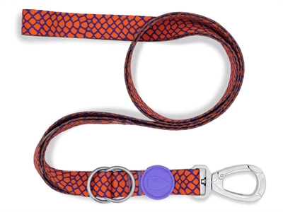 Morso hondenriem verstelbaar gerecycled urban lizard rood 4-20kg