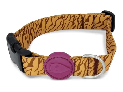Morso halsband hond gerecycled jungle drum oranje middel